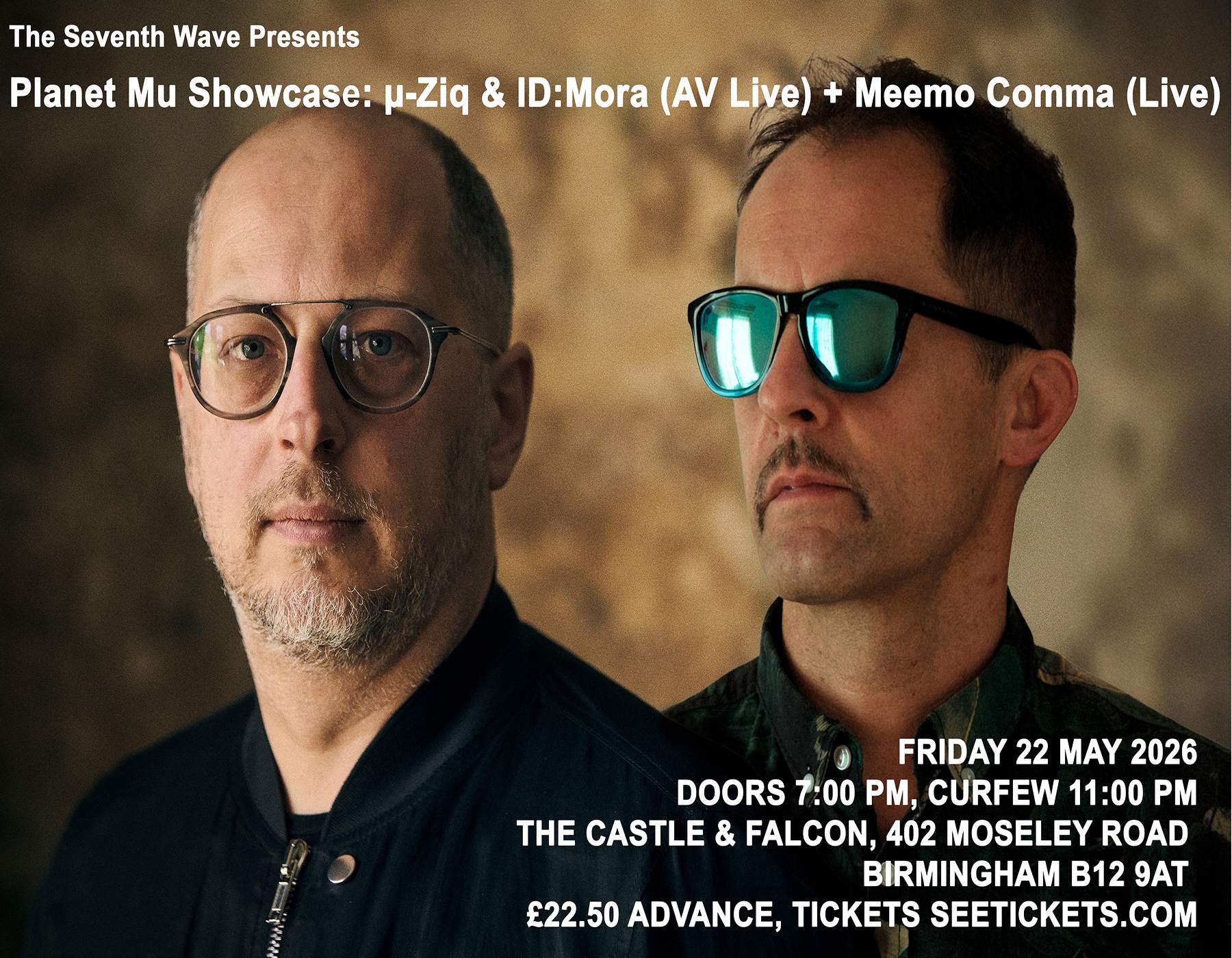M-Ziq & ID:Mora (AV Live) + Meemo Comma (Live) at TBA - The Castle ...
