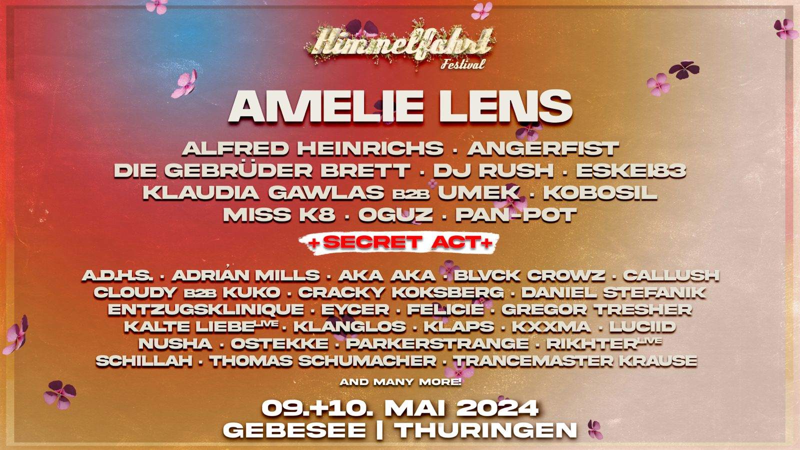 Himmelfahrt Festival 2024 - フライヤー表