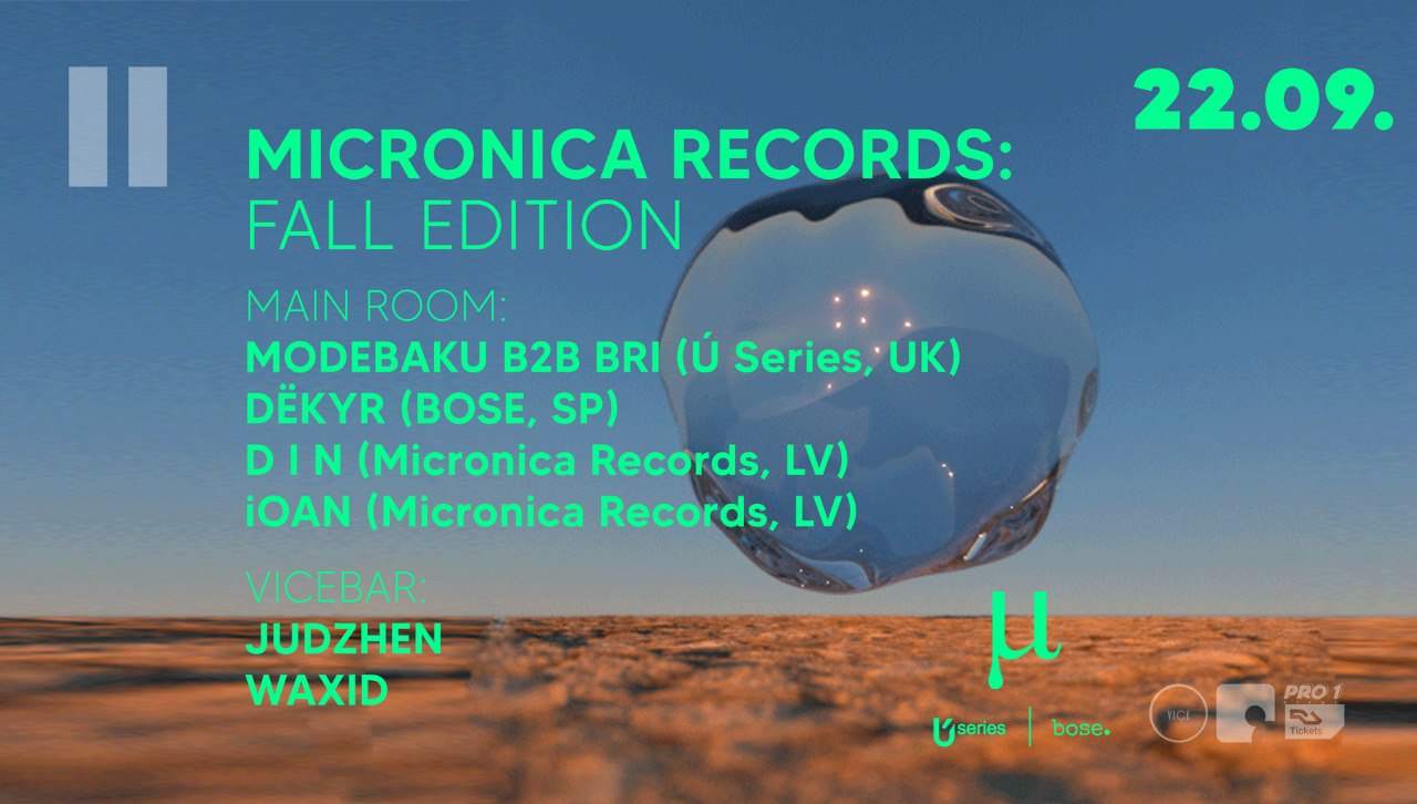 MICRONICA RECORDS FALL EDITION EVENT - フライヤー表