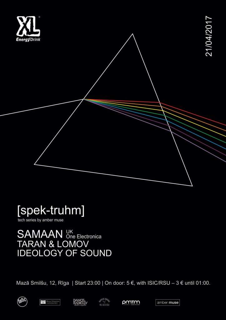 Amber Muse's [spek-truhm] with Samaan - フライヤー表