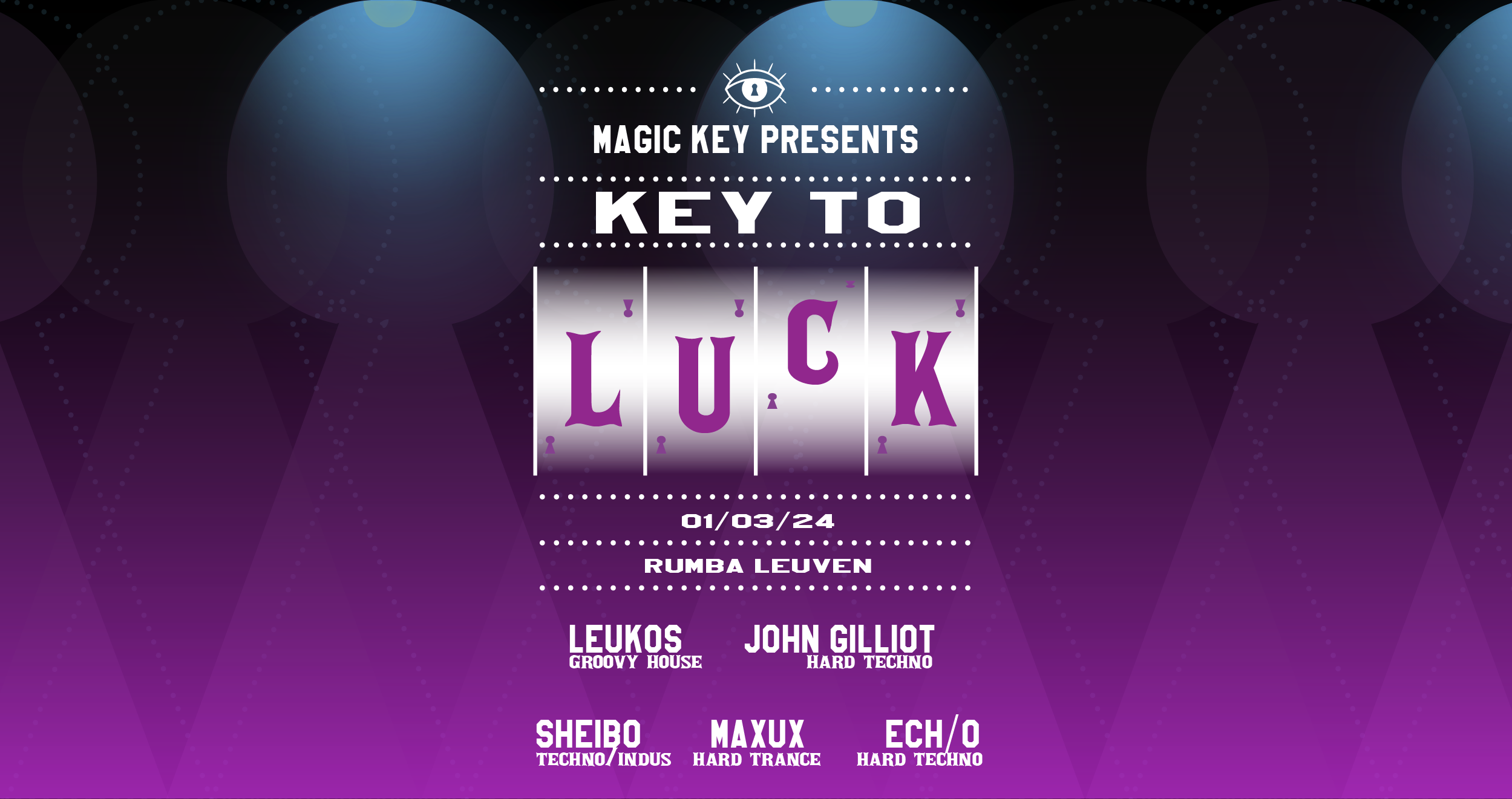 Magic Key presents: KEY TO LUCK - フライヤー表