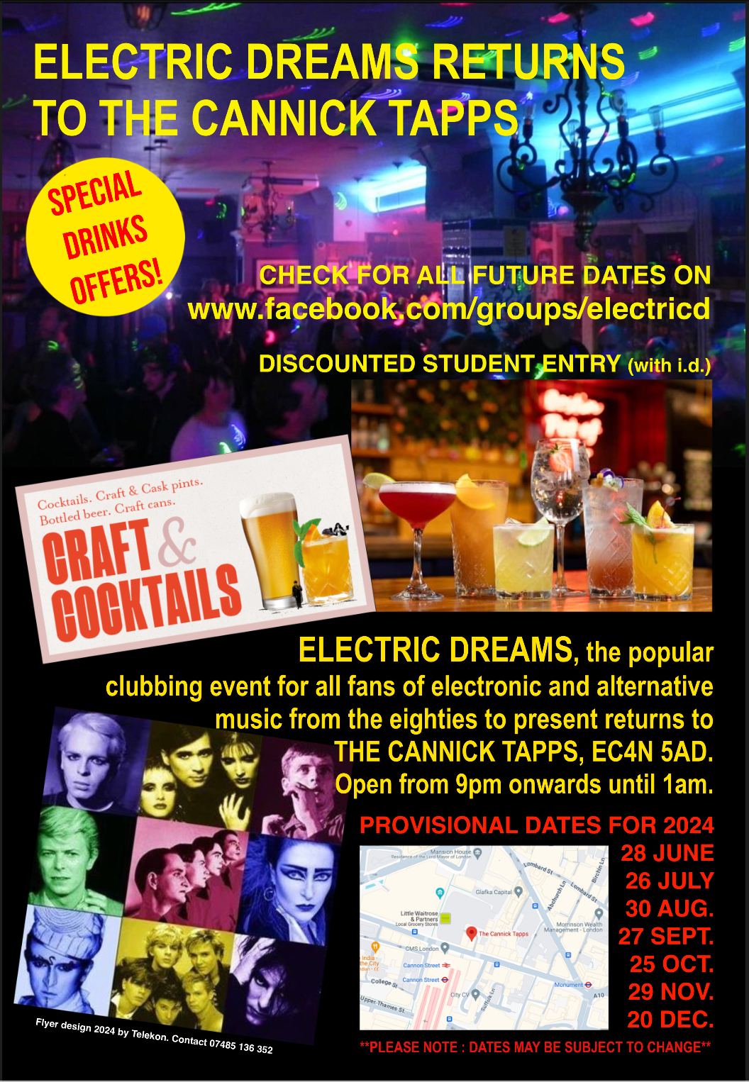 ELECTRIC DREAMS [ Electronic / alternative club night ] at The Cannick ...