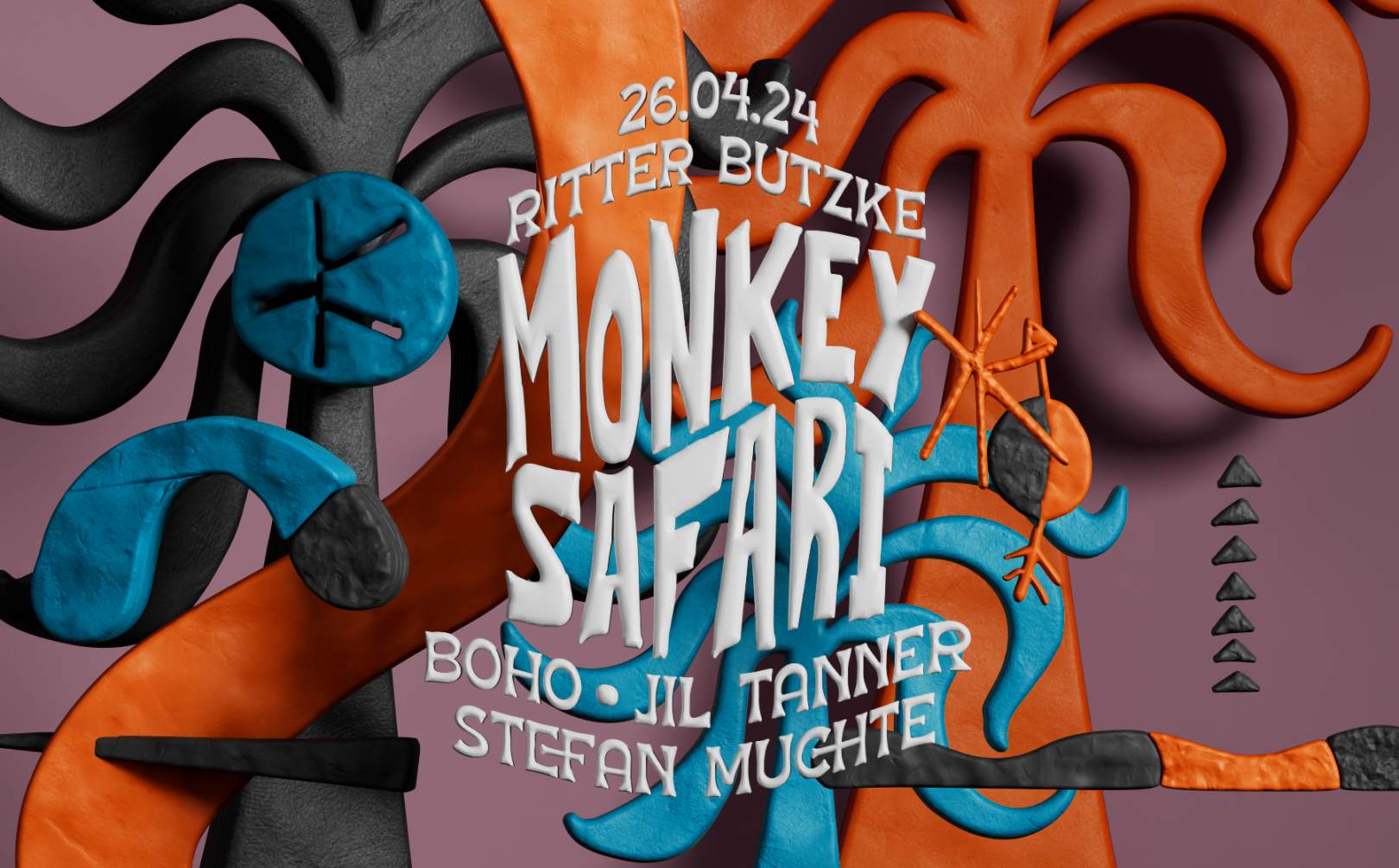 Monkey Safari - フライヤー表