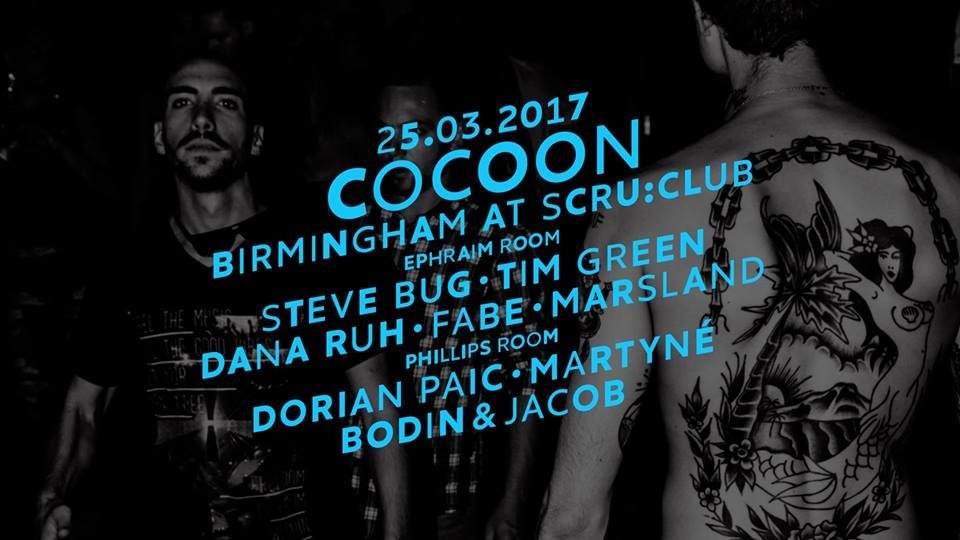 Scru:Club presents - Cocoon - Steve Bug, Tim Green (Live) & More - Página frontal