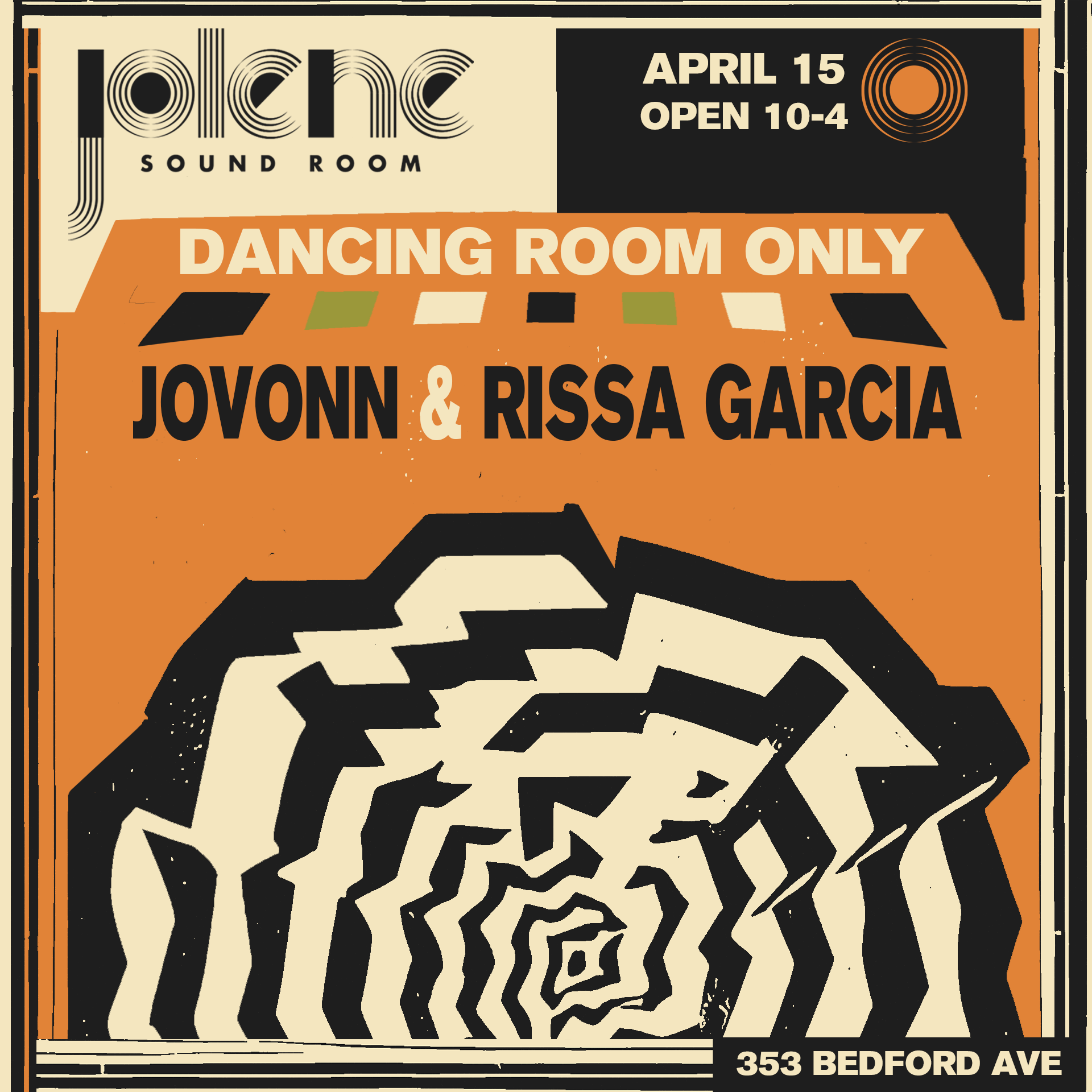 Dancing Room Only with Jovonn & Rissa Garcia - フライヤー表