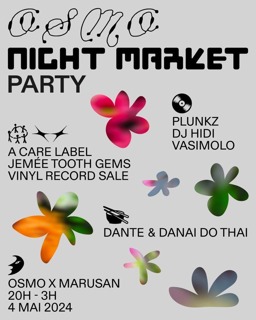 Osmo night market party - Página frontal
