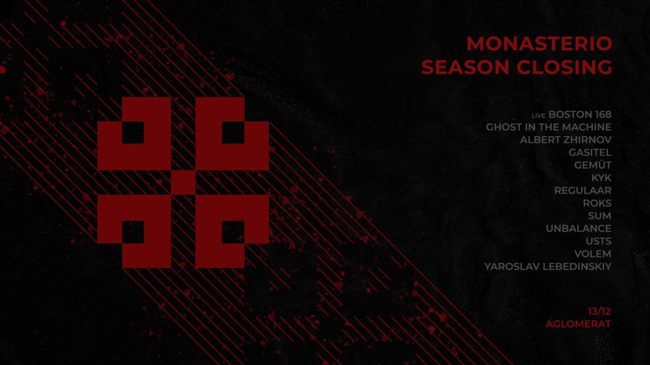 Monasterio Season 2019 Closing - フライヤー表
