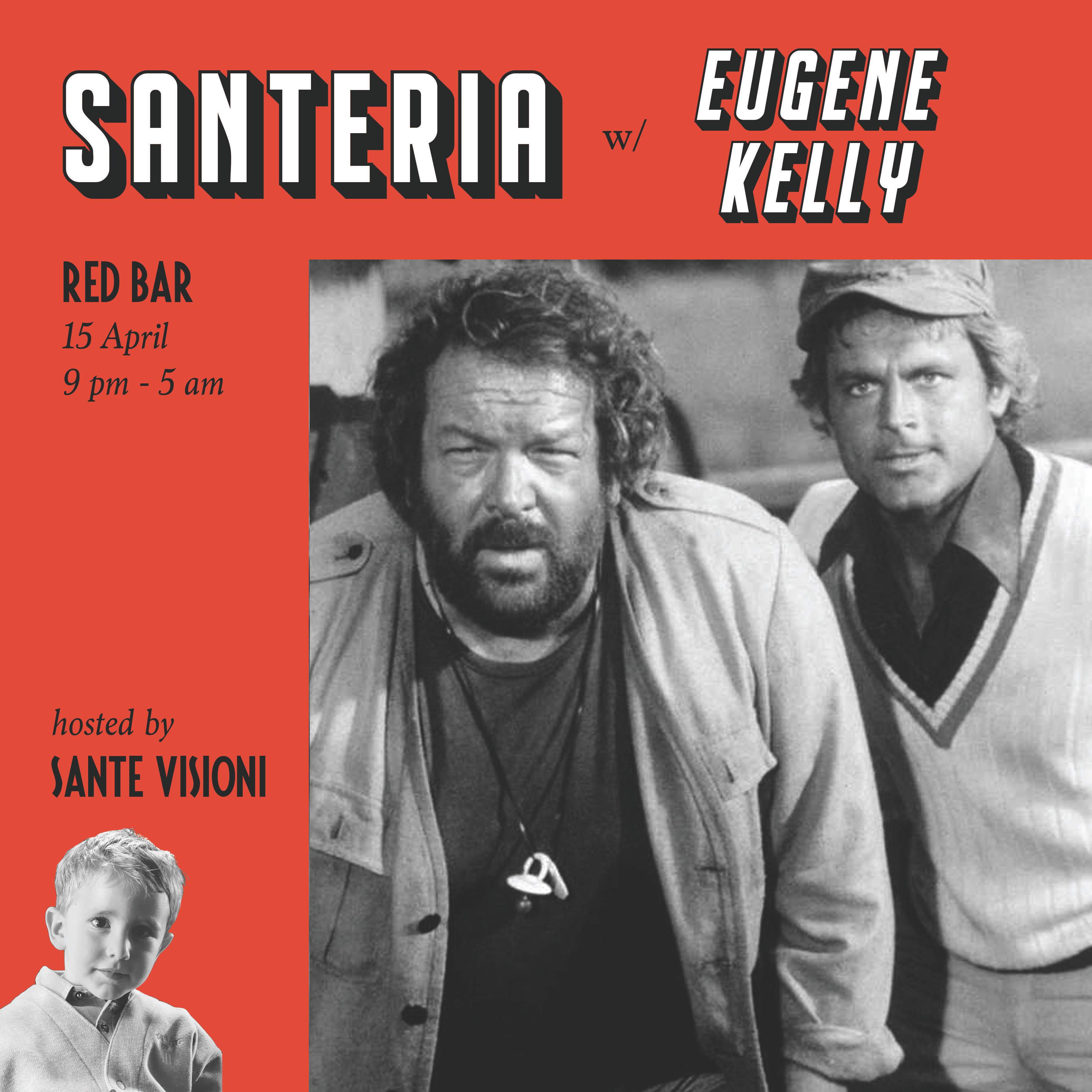 Santeria with Eugene Kelly - フライヤー表