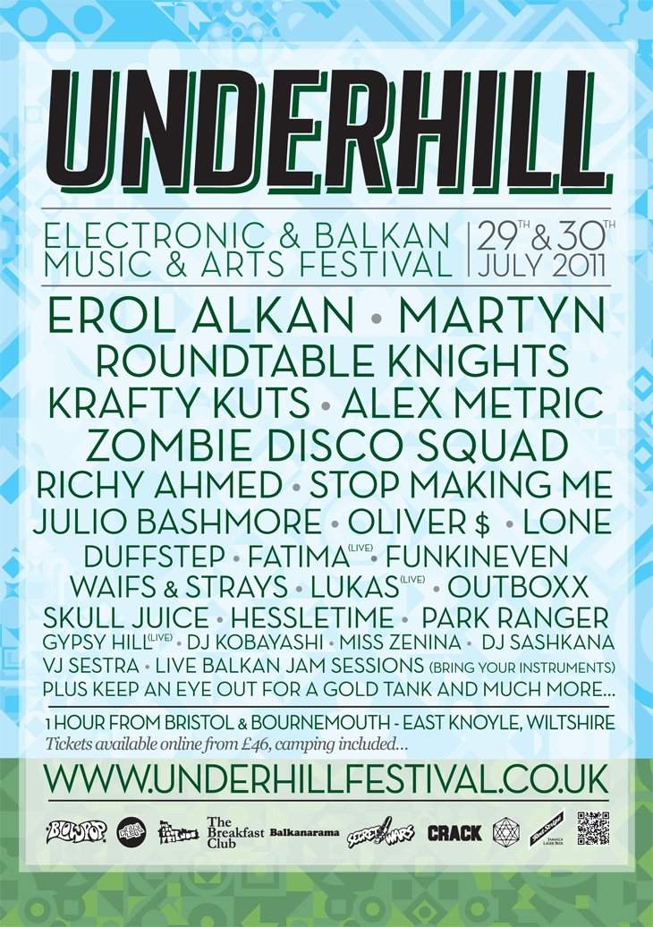 Underhill Festival - Página frontal