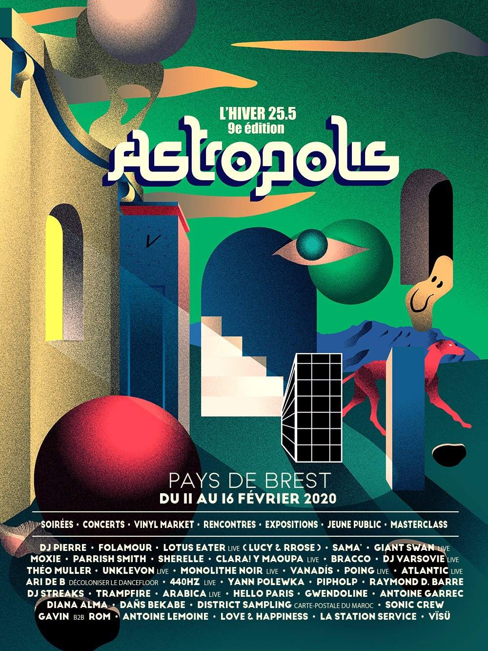 Astropolis L'hiver 2020 - フライヤー表