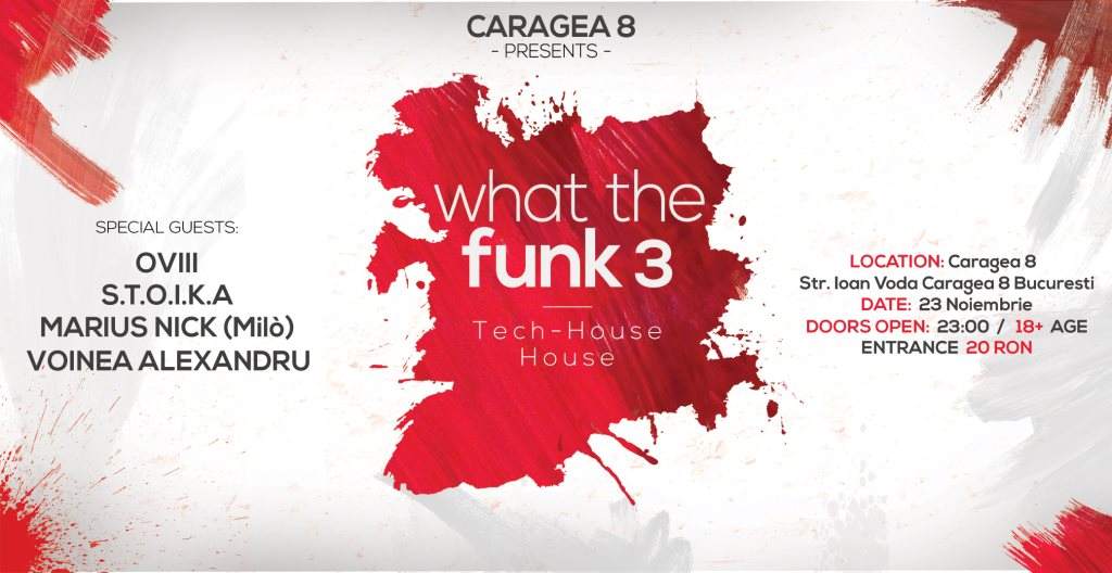 What The Funk 3 at Caragea - フライヤー表