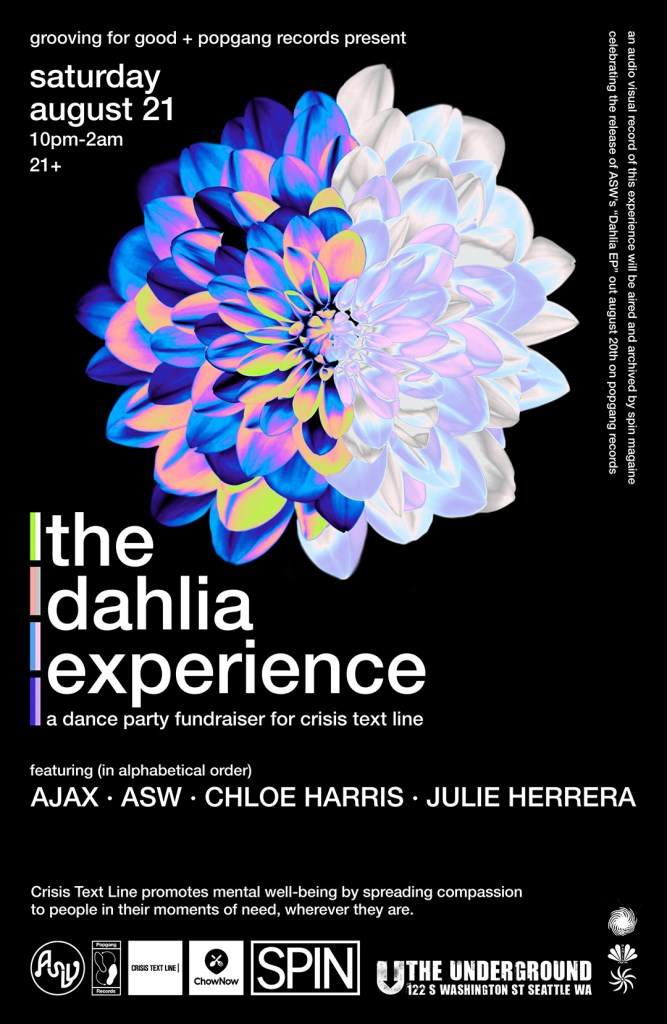 The Dahlia Experience at The Underground - フライヤー表