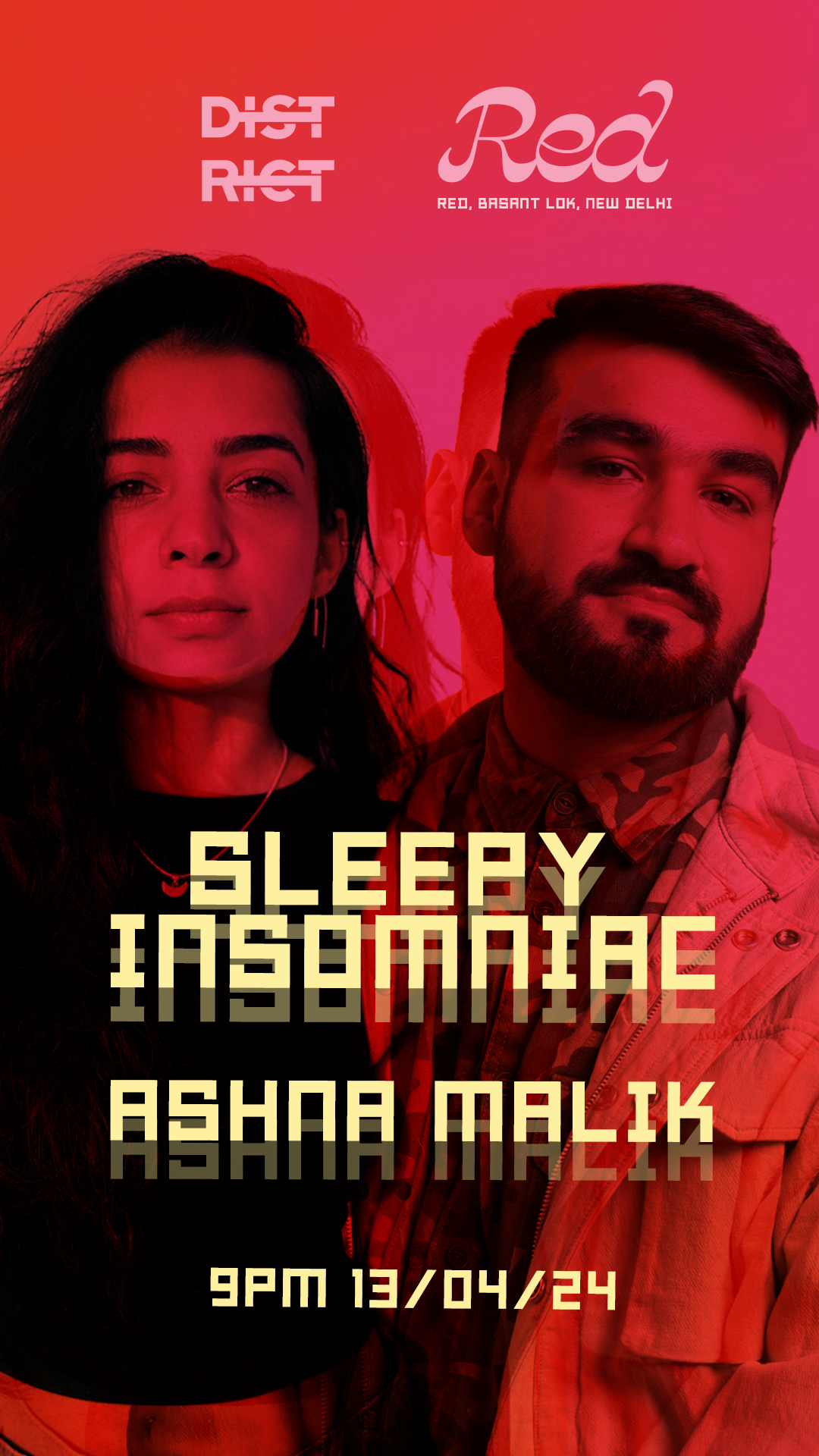 RED x District India: Sleepy Insomniac, Ashna Malik - Página frontal