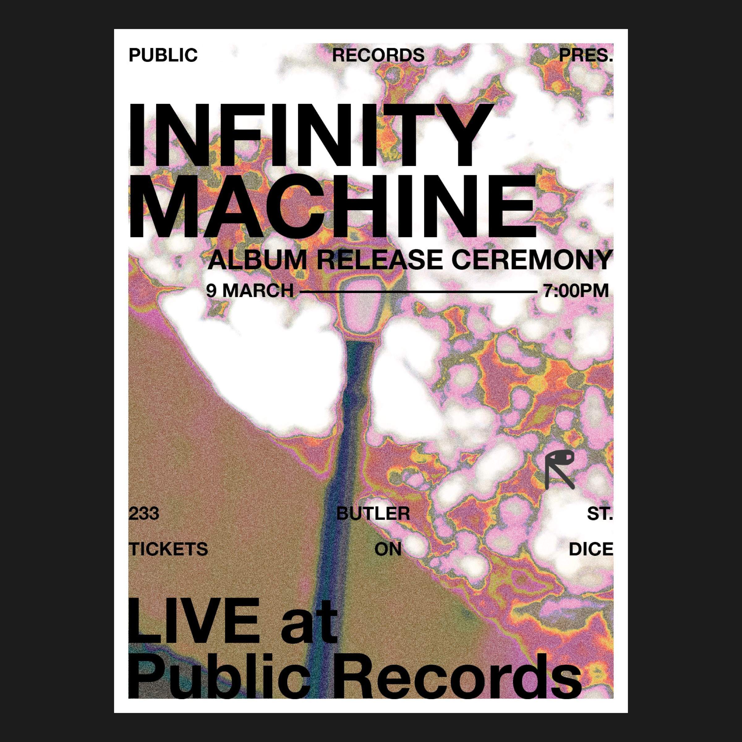 Infinity Machine (Juan Maclean + Gee Dee) - フライヤー表