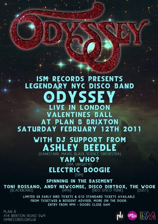 Odyssey Live with Ism Records - フライヤー表