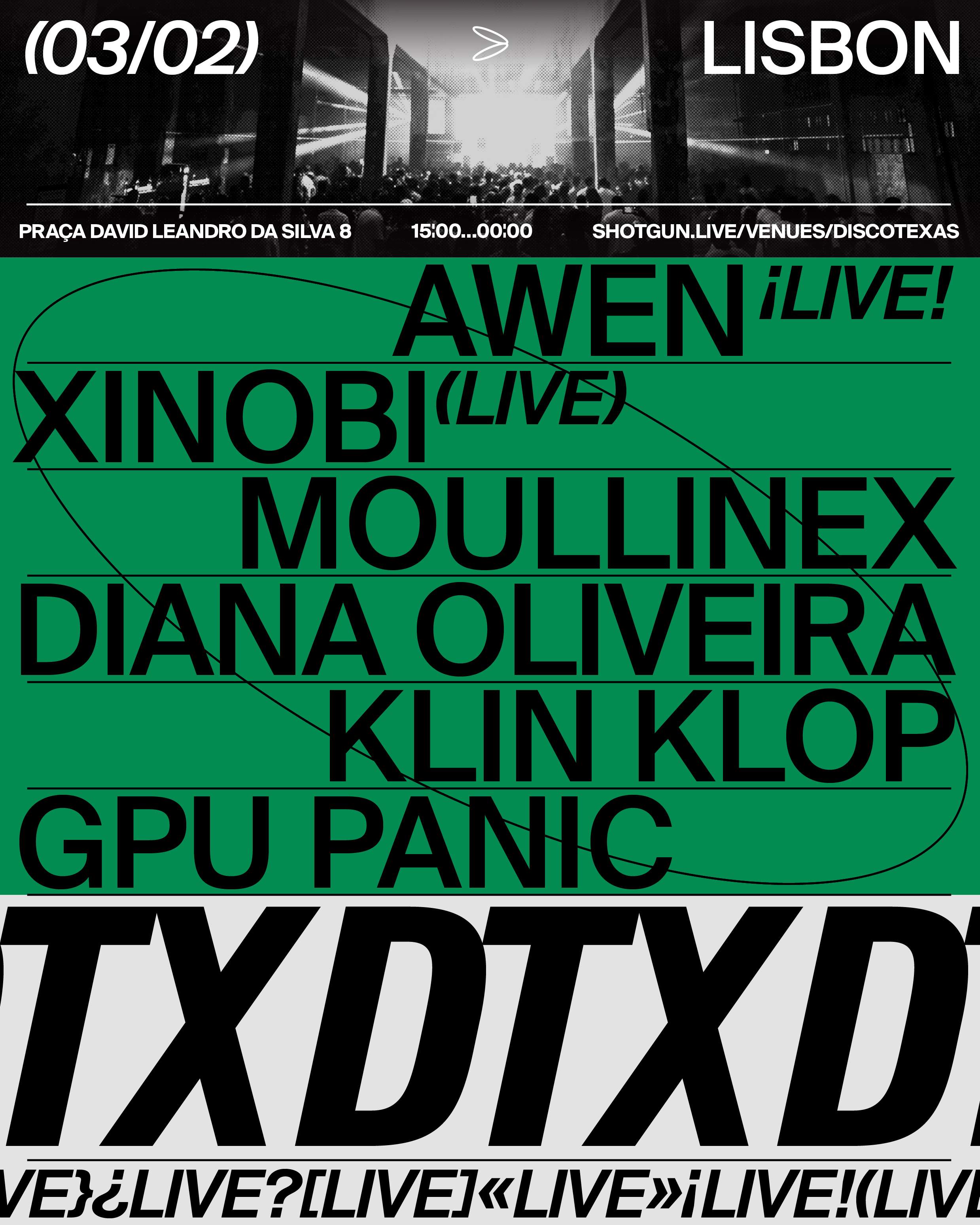 DTX LIVE - Página frontal
