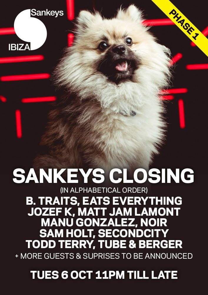 Sankeys Closing Party - Página frontal