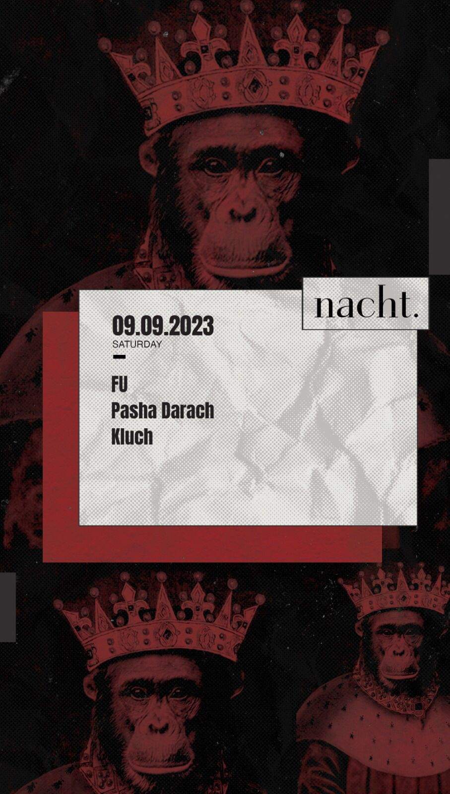 Homecoming with FU - Pasha Darach - Kluch - フライヤー表