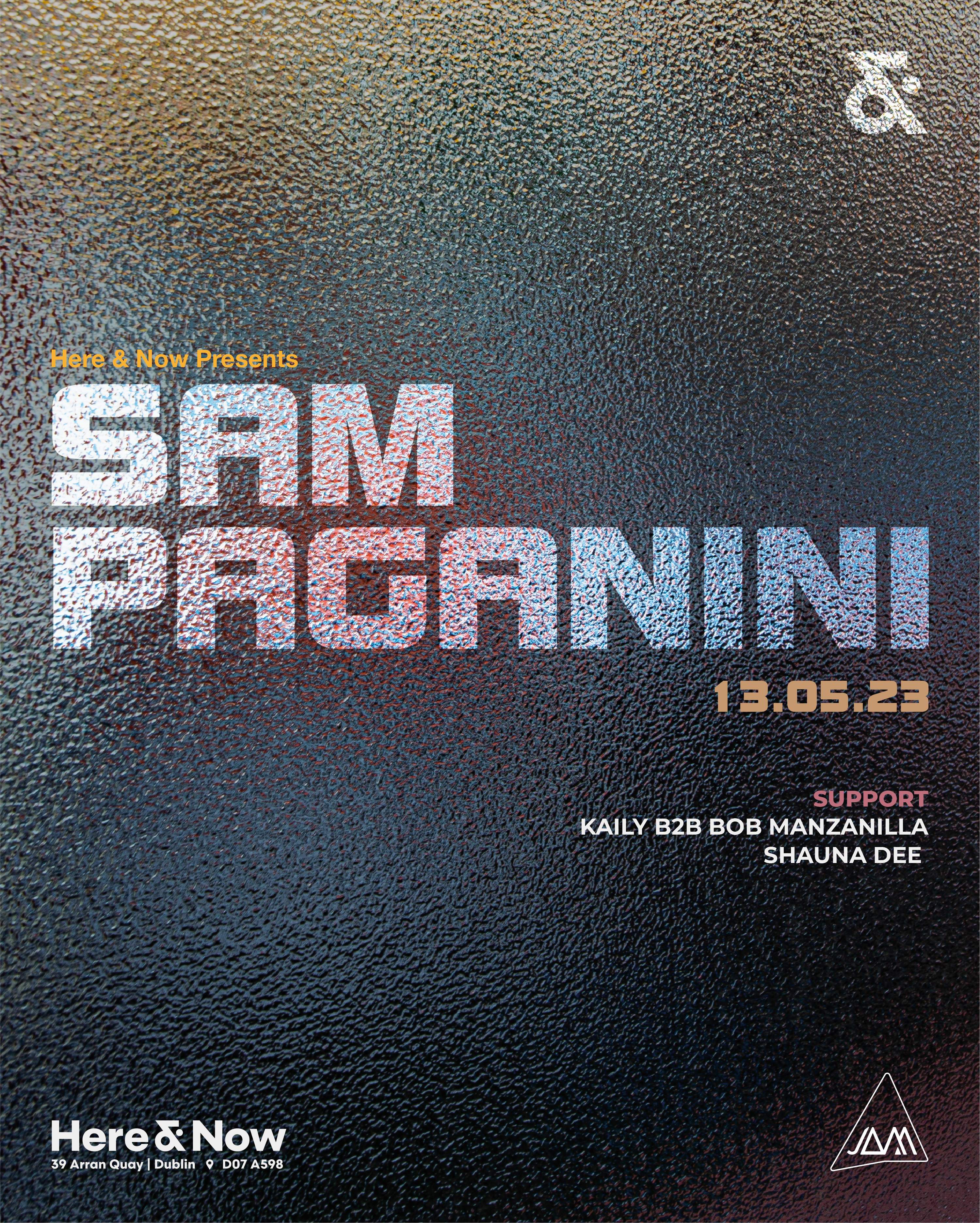 Sam Paganini 13.05.23 - フライヤー表