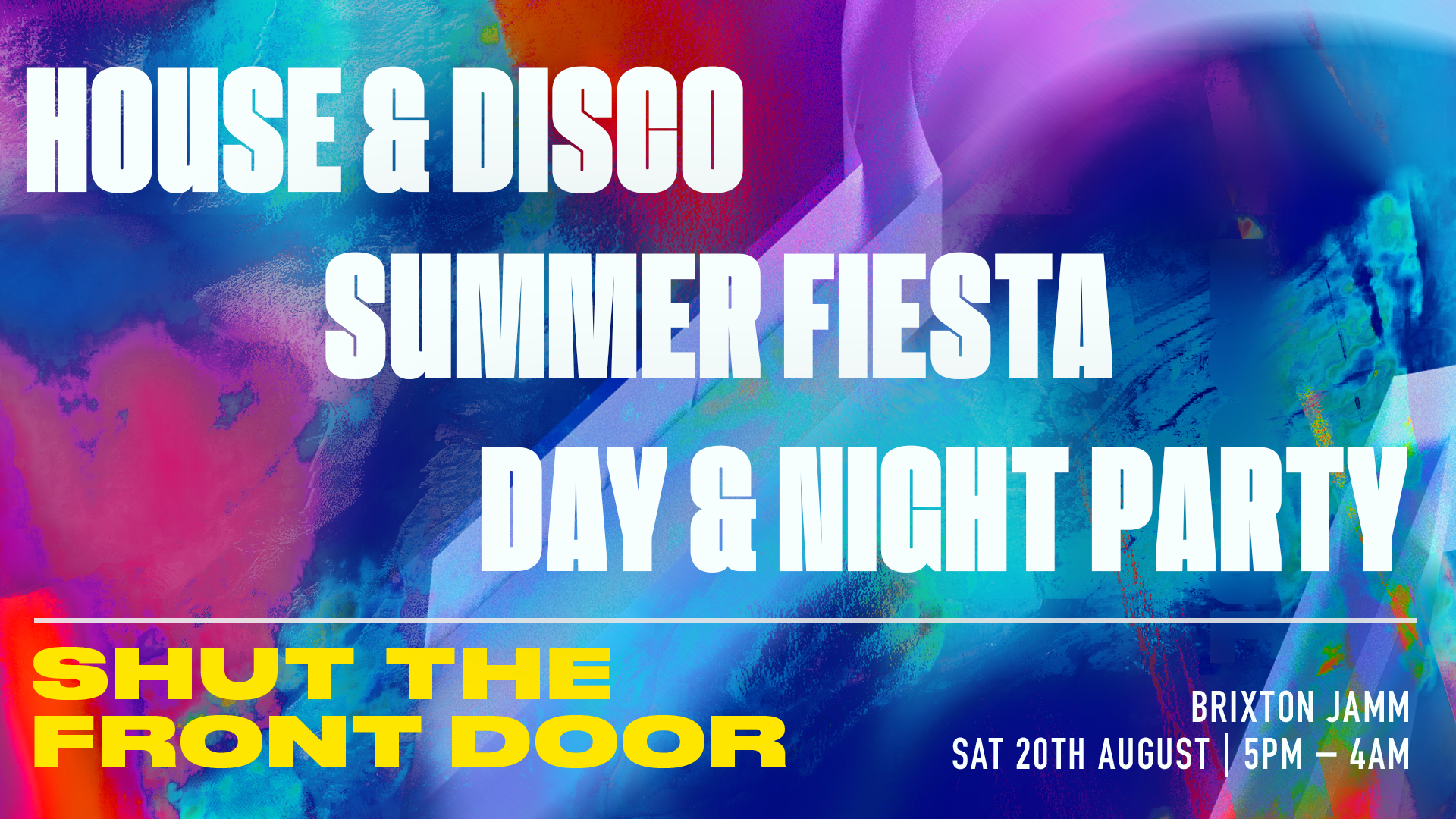 Brixton's Summer House & Disco Fiesta: Day & Night Terrace Party - Página frontal