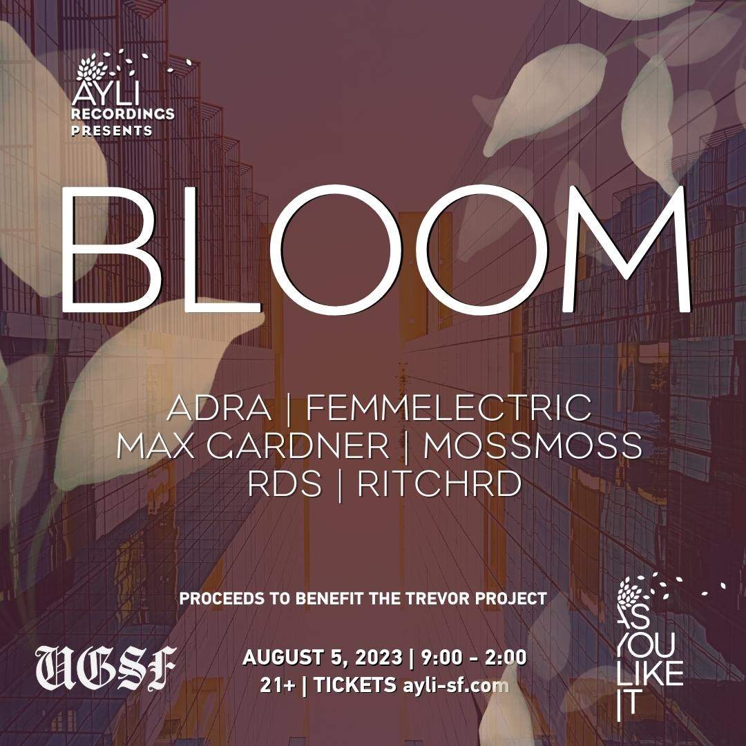 As You Like It Recordings presents Bloom - Página frontal