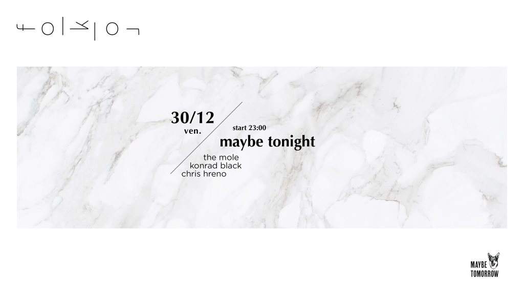 Maybe Tonight - Página frontal