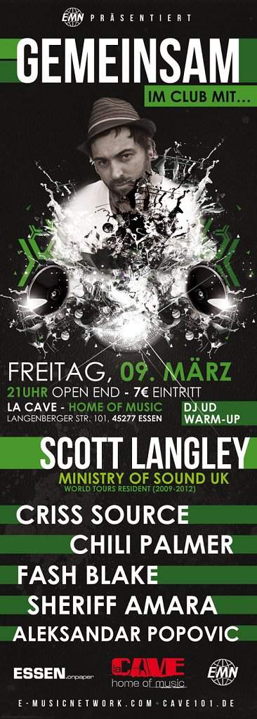 Gemeinsam Im Club Mit Scott Langley (Ministry Of Sound Uk) - Página frontal
