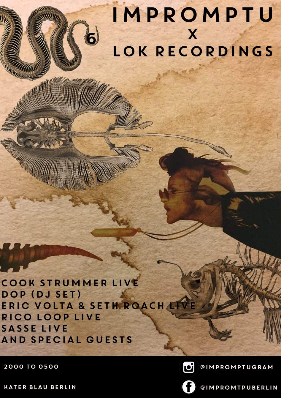 Impromptu x LOK - dOP / Cook Strummer / Eric Volta / Rico Loop - Página frontal