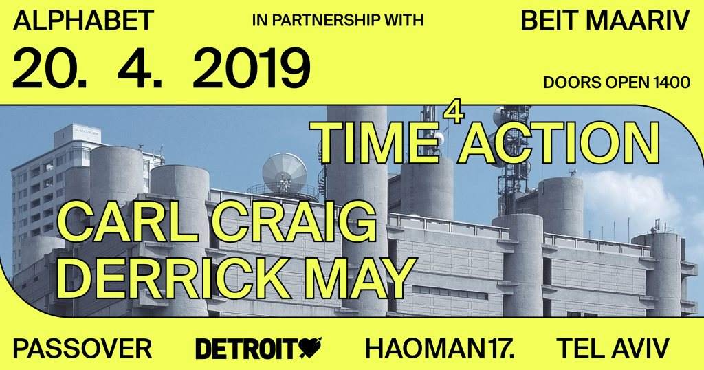 Time ⁴ Action with Carl Craig & Derrick May (Detroit Love) - Página frontal
