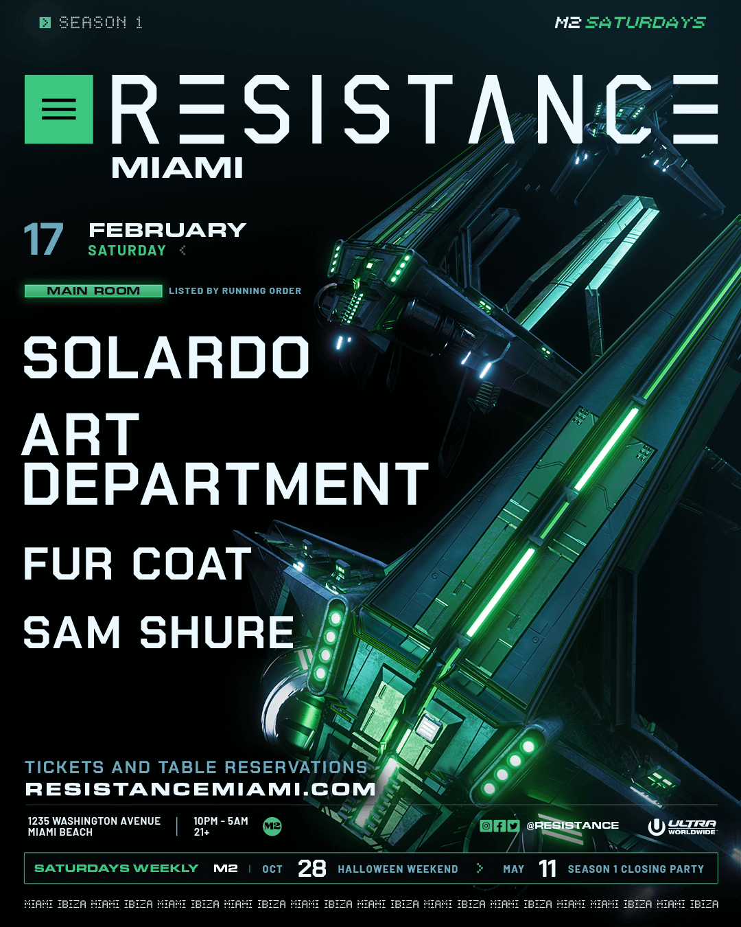 Resistance - Solardo, Art Department, Fur Coat - Página frontal