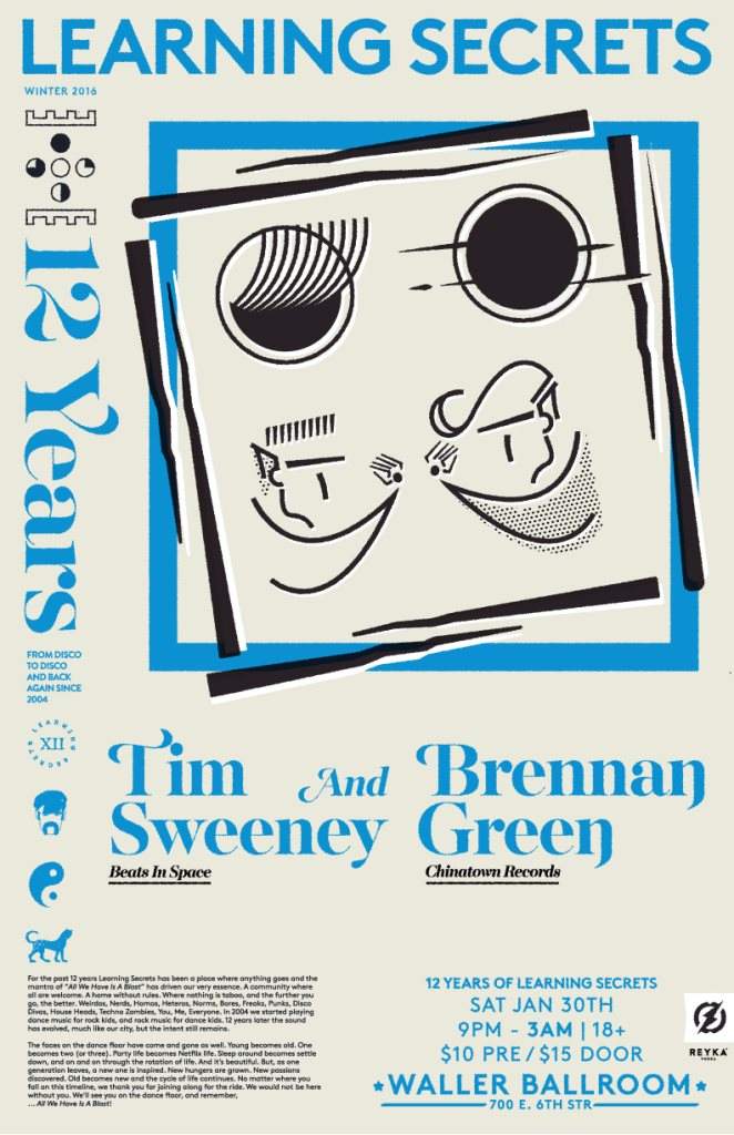 Tim Sweeney & Brennan Green - Learning Secrets 12 Year Anniversary - Página frontal