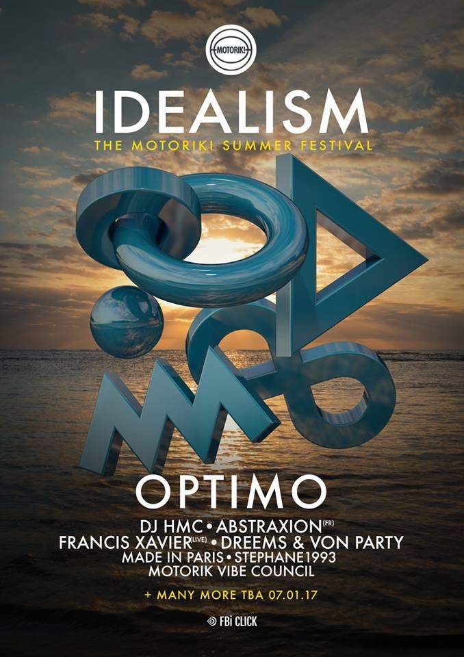 MTK Idealism Summer Fest: Optimo, DJ HMC, Abstraxion - Página frontal