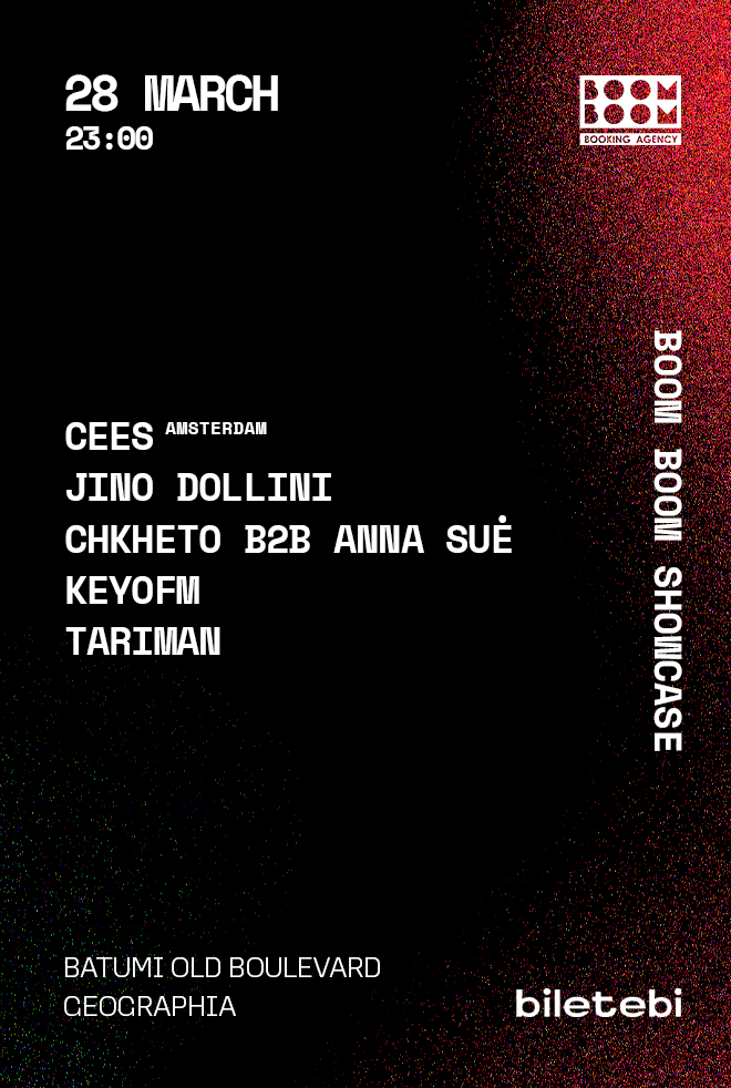 BOOM BOOM SHOWCASE x BATUMI bei TBA - GEOGRAPHIA, Batumi