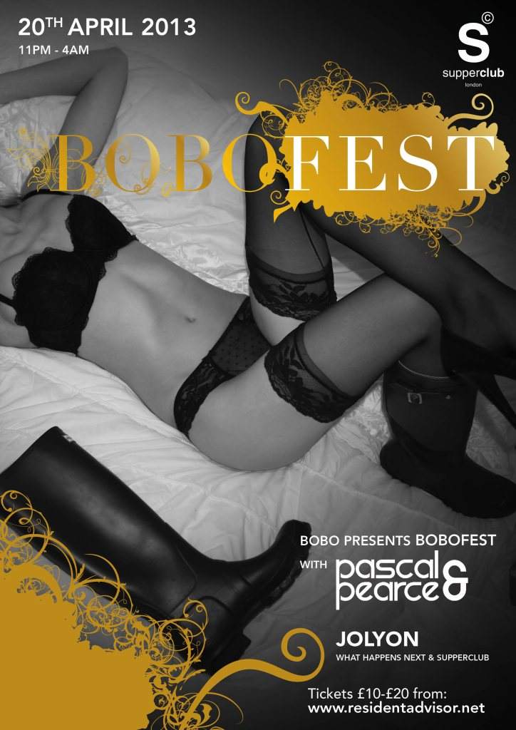 Bobofest presents Pascal & Pearce - フライヤー表