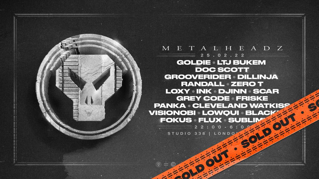 Sold Out! Metalheadz – London - フライヤー表