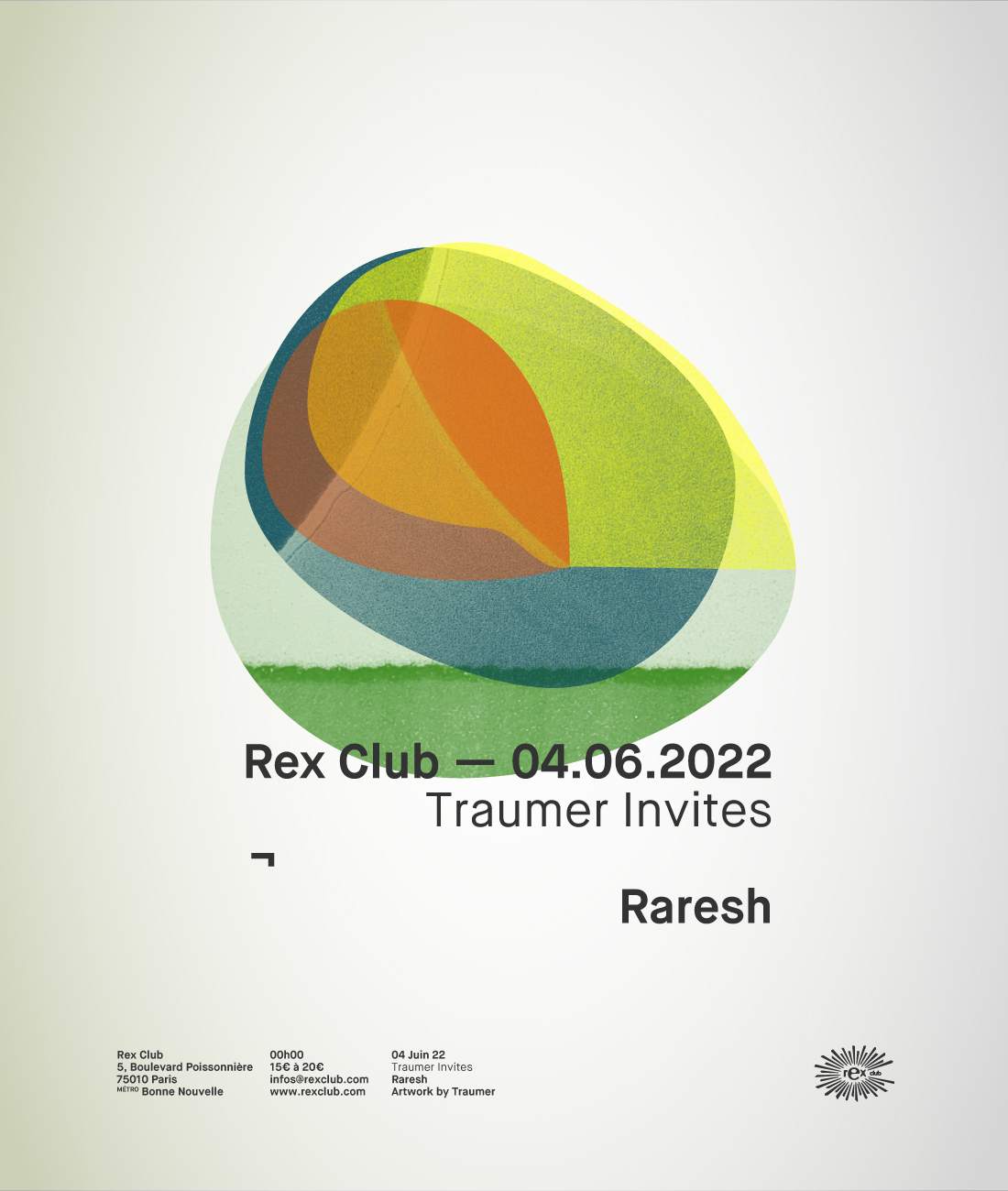 Traumer Invites: Raresh at Rex Club, Paris