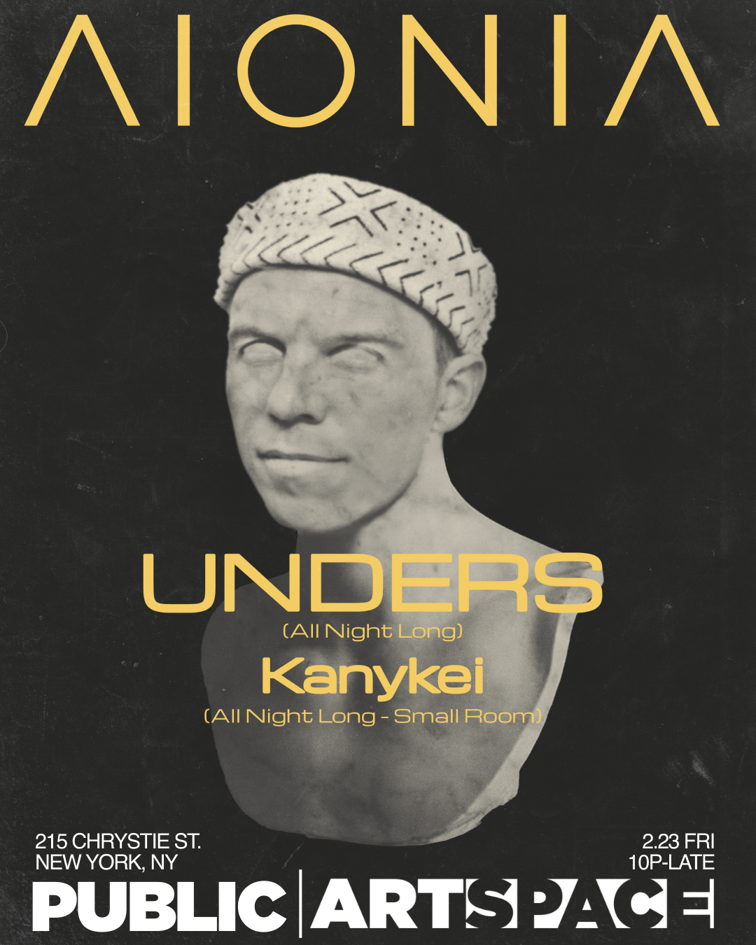 AIONIA presents: Unders (All Night Long) - フライヤー裏