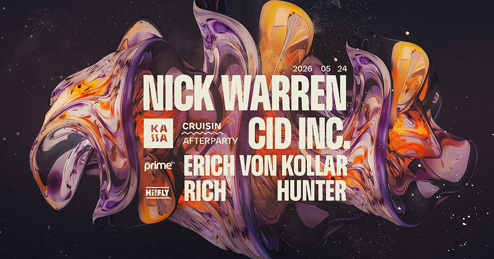 After Cruisin x Prime Fm with Nick Warren / Cid Inc at Kassa Boat