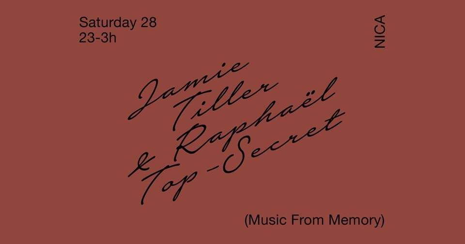 Music From Memory: Uneven Paths Comp. Release Party with Jamie Tiller and Raphaël Top-Secret - Página frontal