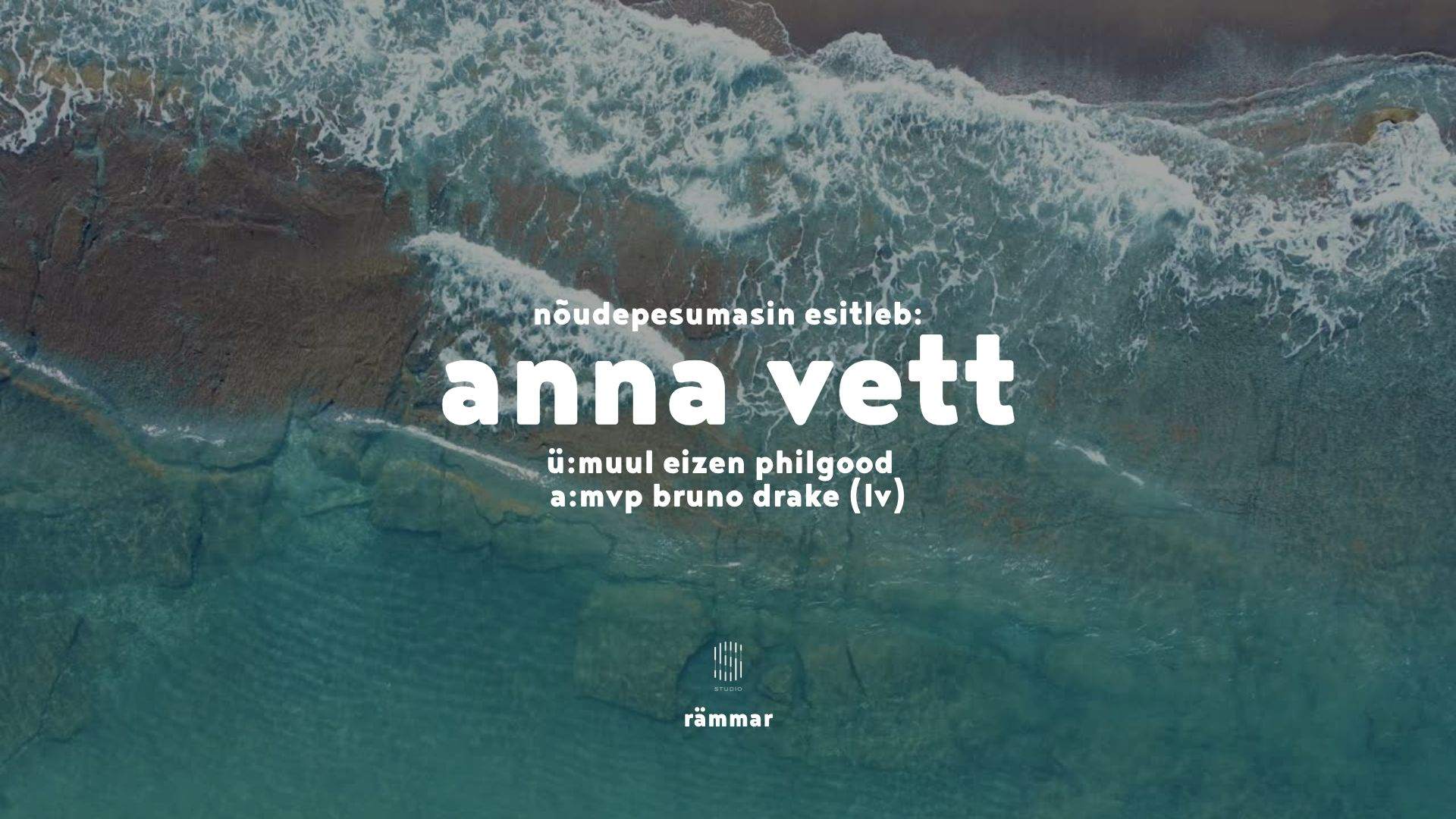 Anna Vett - フライヤー表