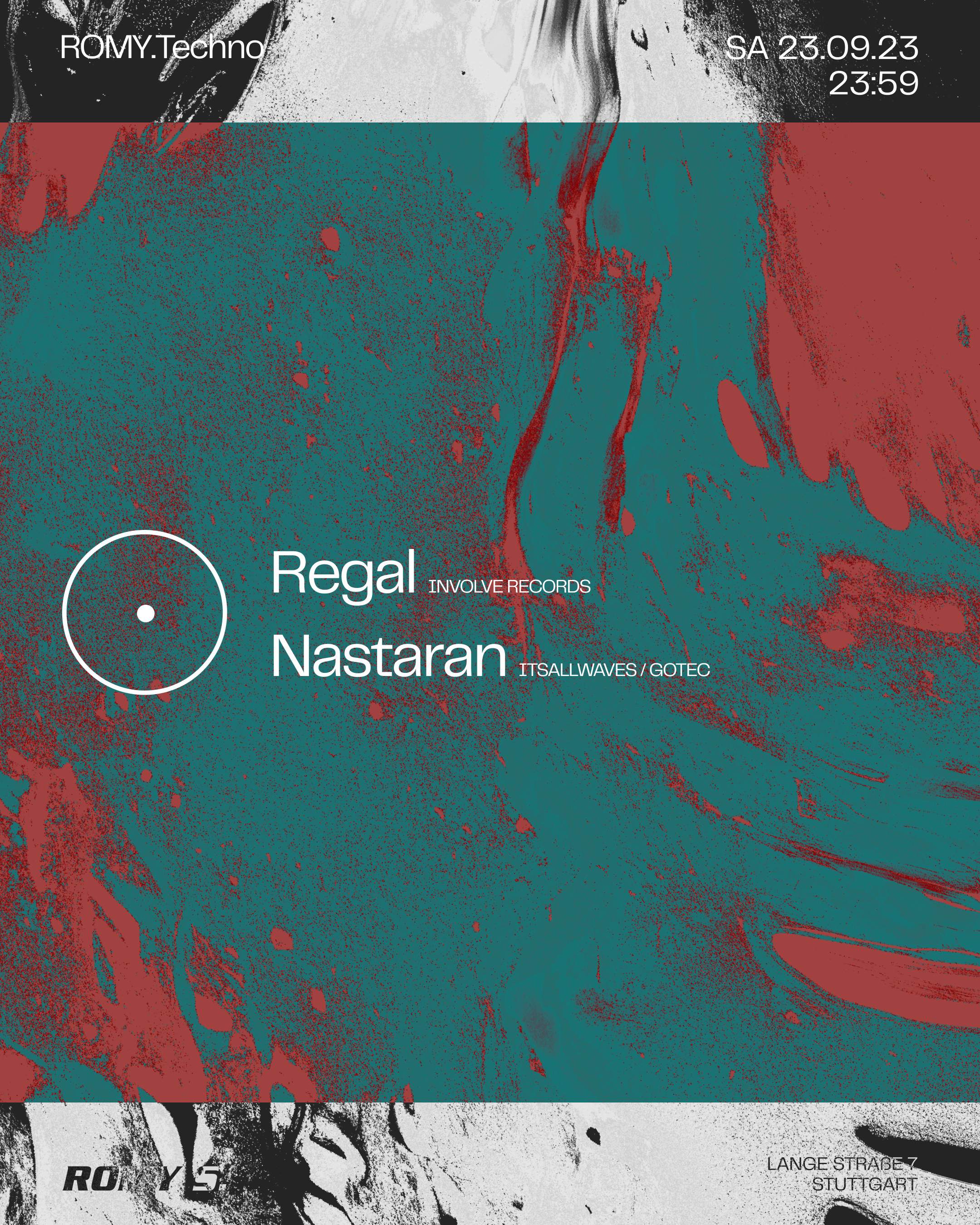 ROMY.Techno with Regal & Nastaran - Página frontal