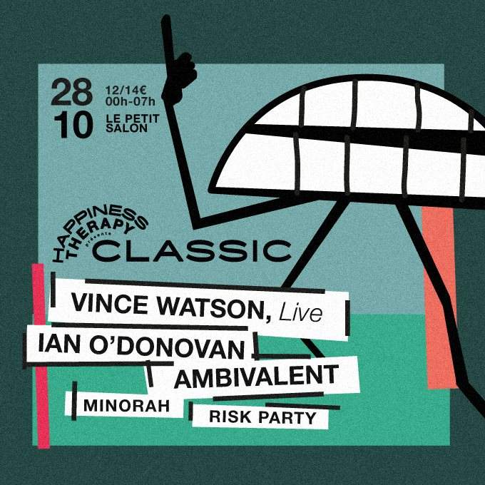 Classic with Vince Watson Live, Ian O'donovan & Ambivalent - フライヤー表