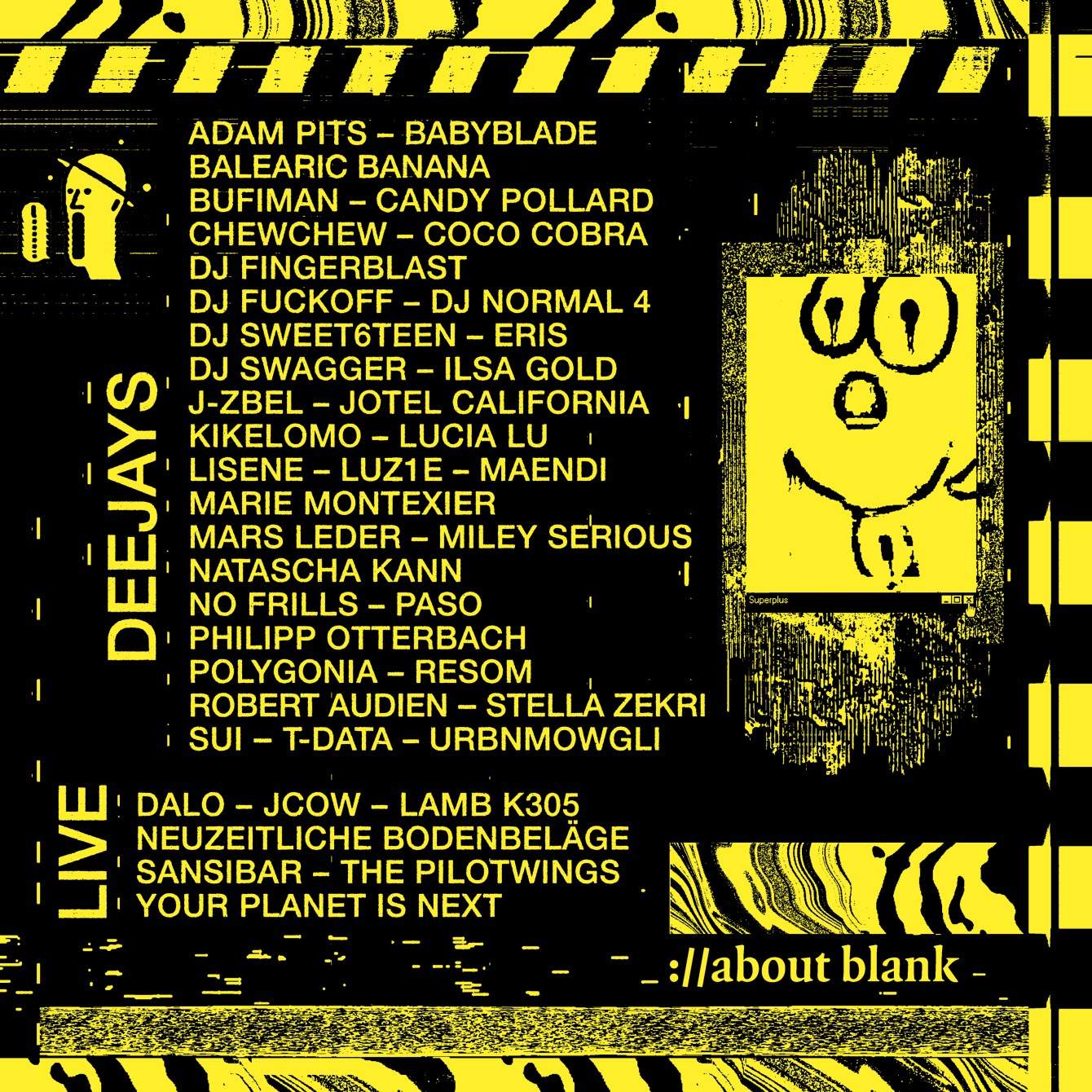 Warning [55hrs Rave] at ://about blank, Berlin