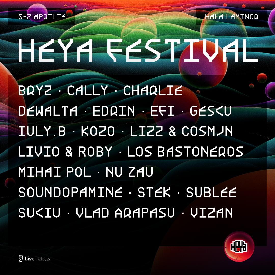 HeYa Fest 2 Days of Non-Stop Music - フライヤー表