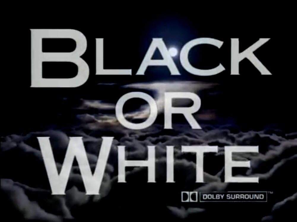 Black or White - Página frontal