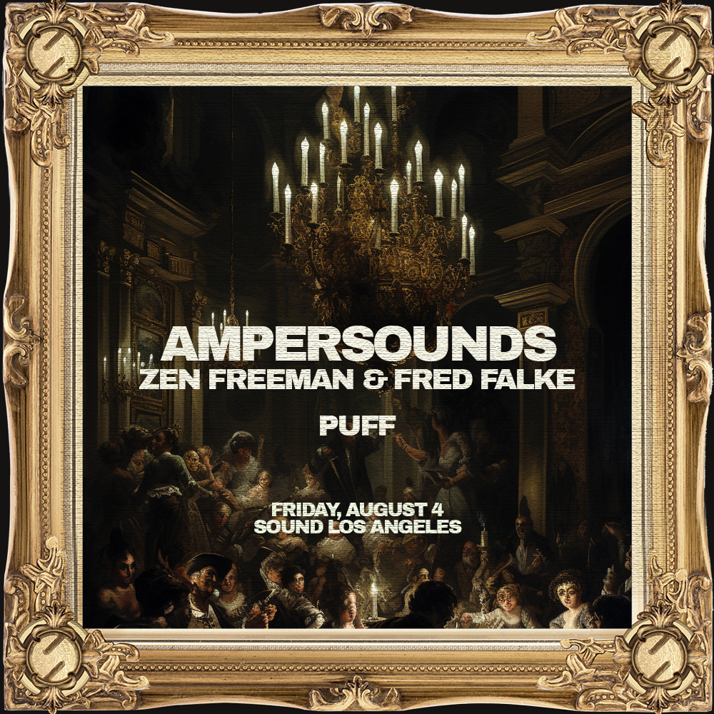Sound presents Ampersounds (Zen Freeman and Fred Falke) with support by Puff - Página frontal
