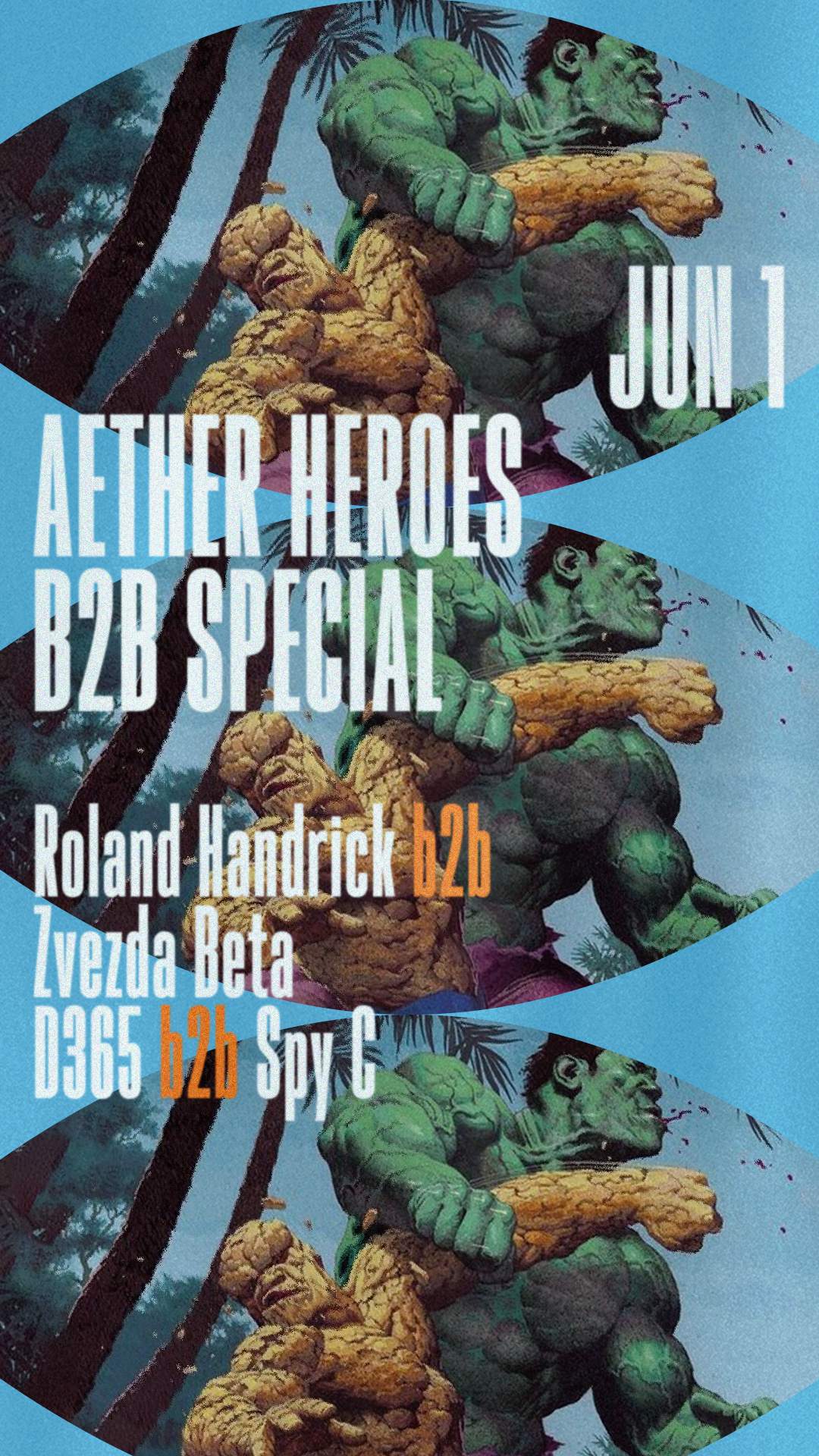 AETHER HEROES B2B SPECIAL: Roland Handrick b2b Zvezda Beta, D365 b2b Spy C - Página frontal