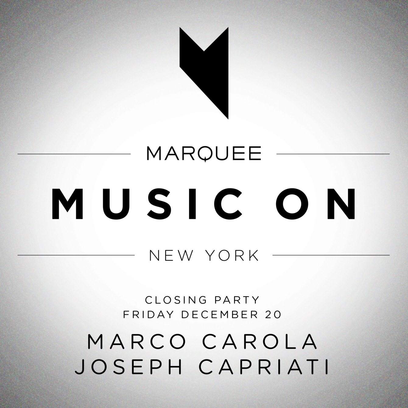 Music On New York - Marco Carola, Joseph Capriati - Página frontal
