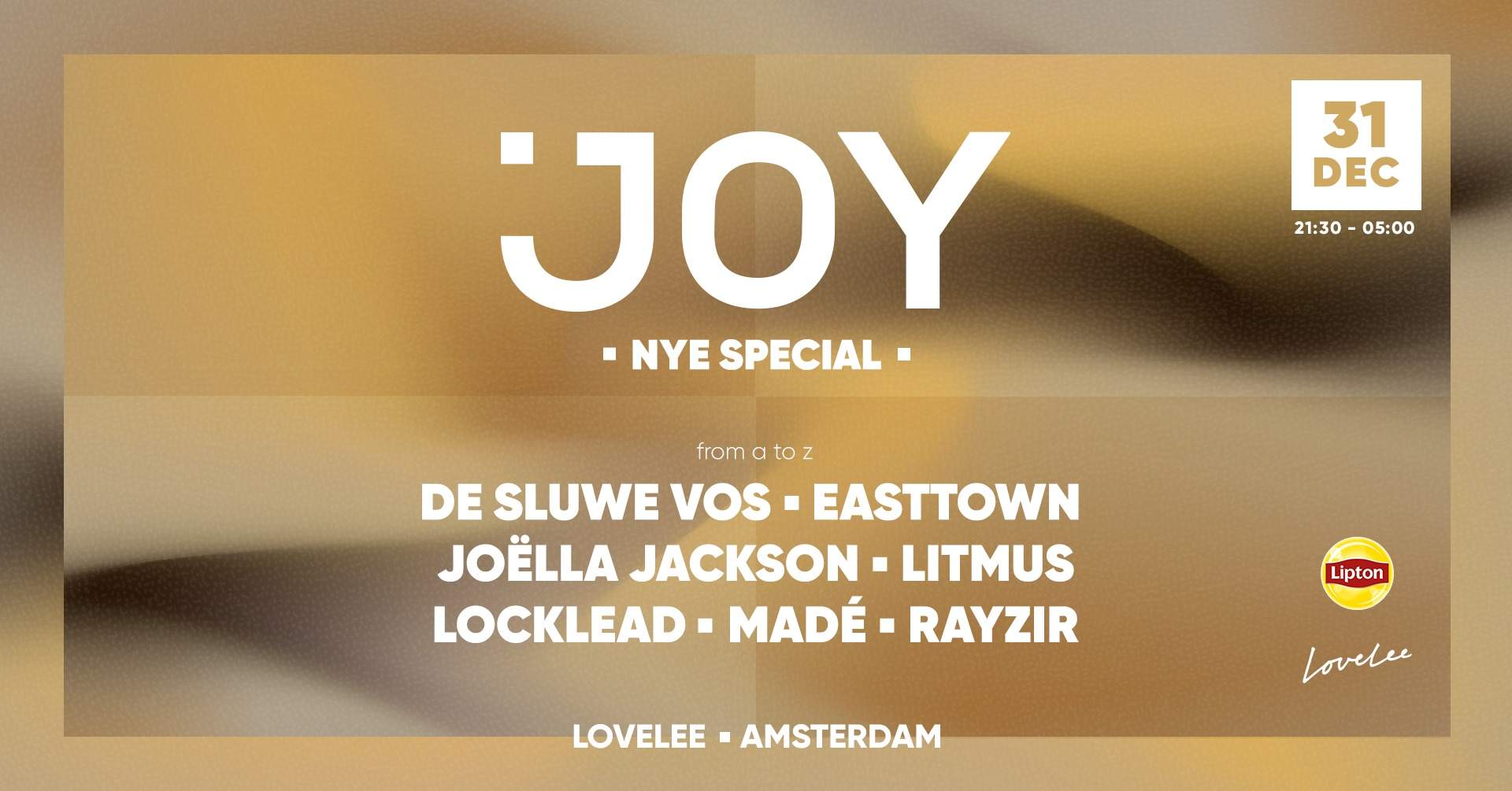 Joy NYE | Lovelee - フライヤー表