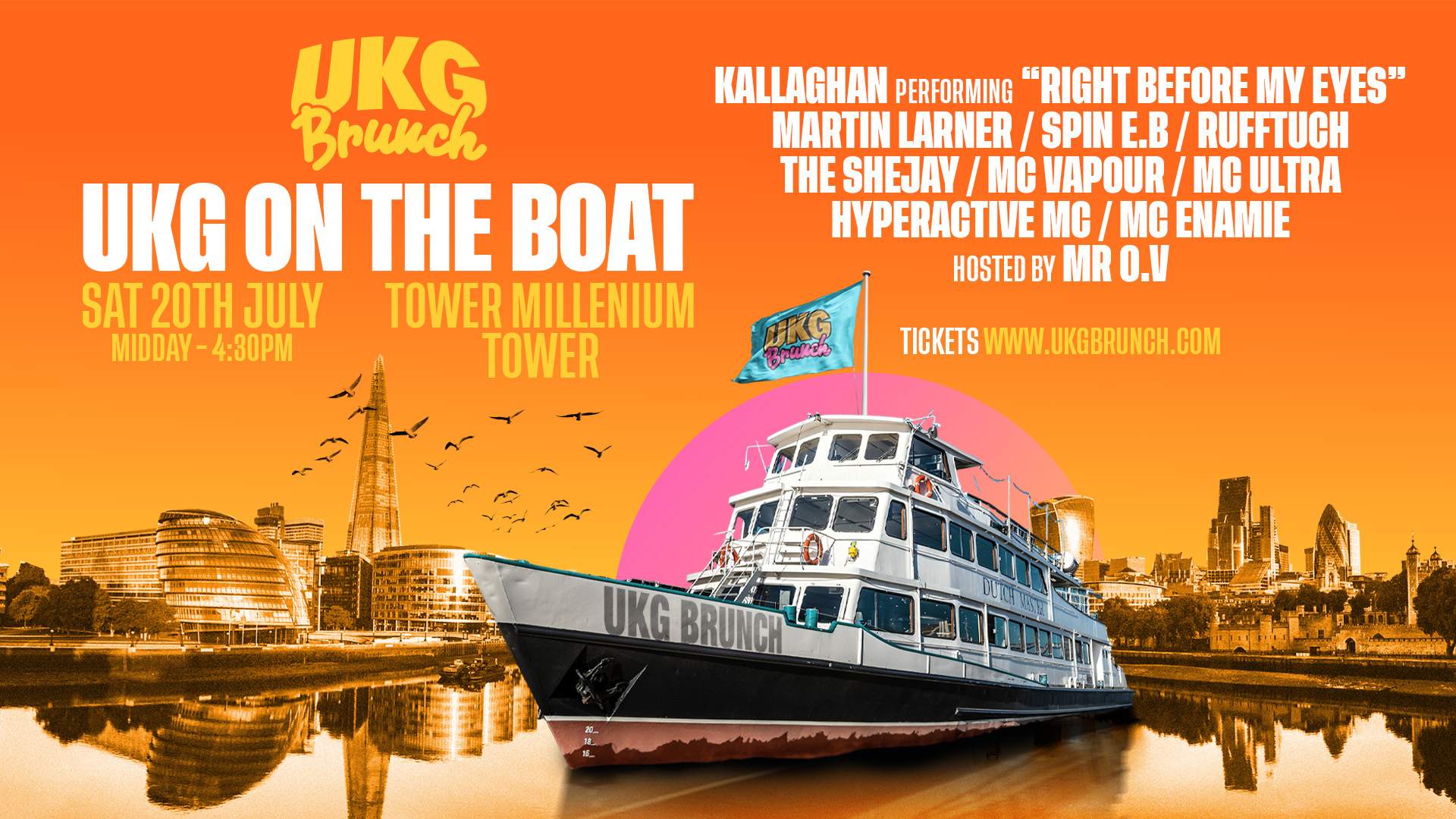 UKG ON THE BOAT (20TH JULY) - Página frontal